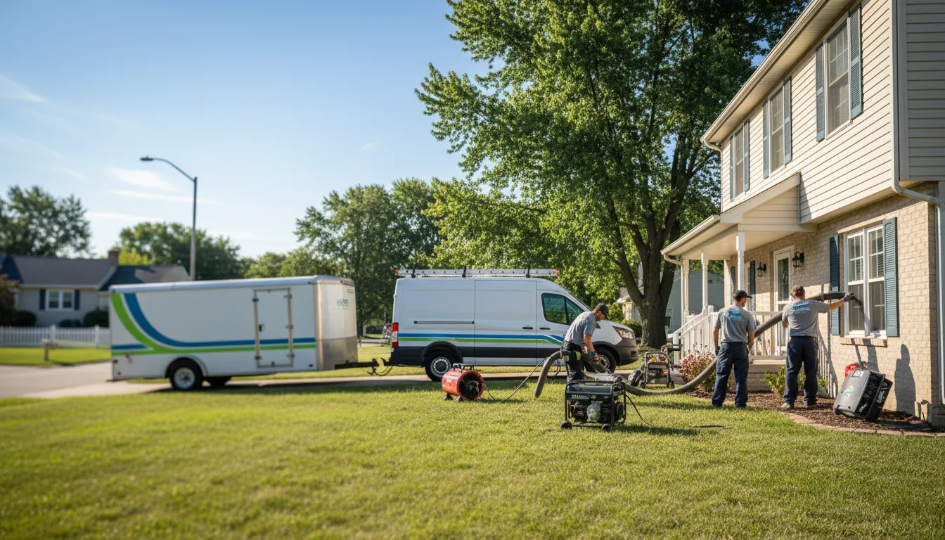 Flooded Basement Restoration And Cleanup With Repair in Sumner, IL near me